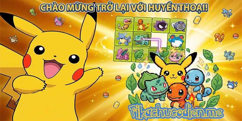 Pikachu Cổ Điển – Sống Lại Ký Ức Game Văn Phòng Huyền Thoại